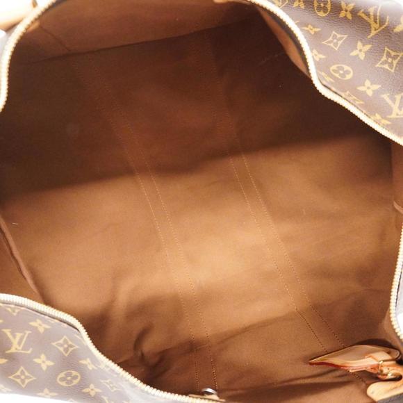 LOUIS VUITTON Boston Bag Monogram Keepall 55 M41424 Brown Men's Women's - Picture 4 of 10